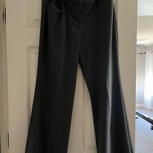 Dark gray Express editor dress pants. 6 short